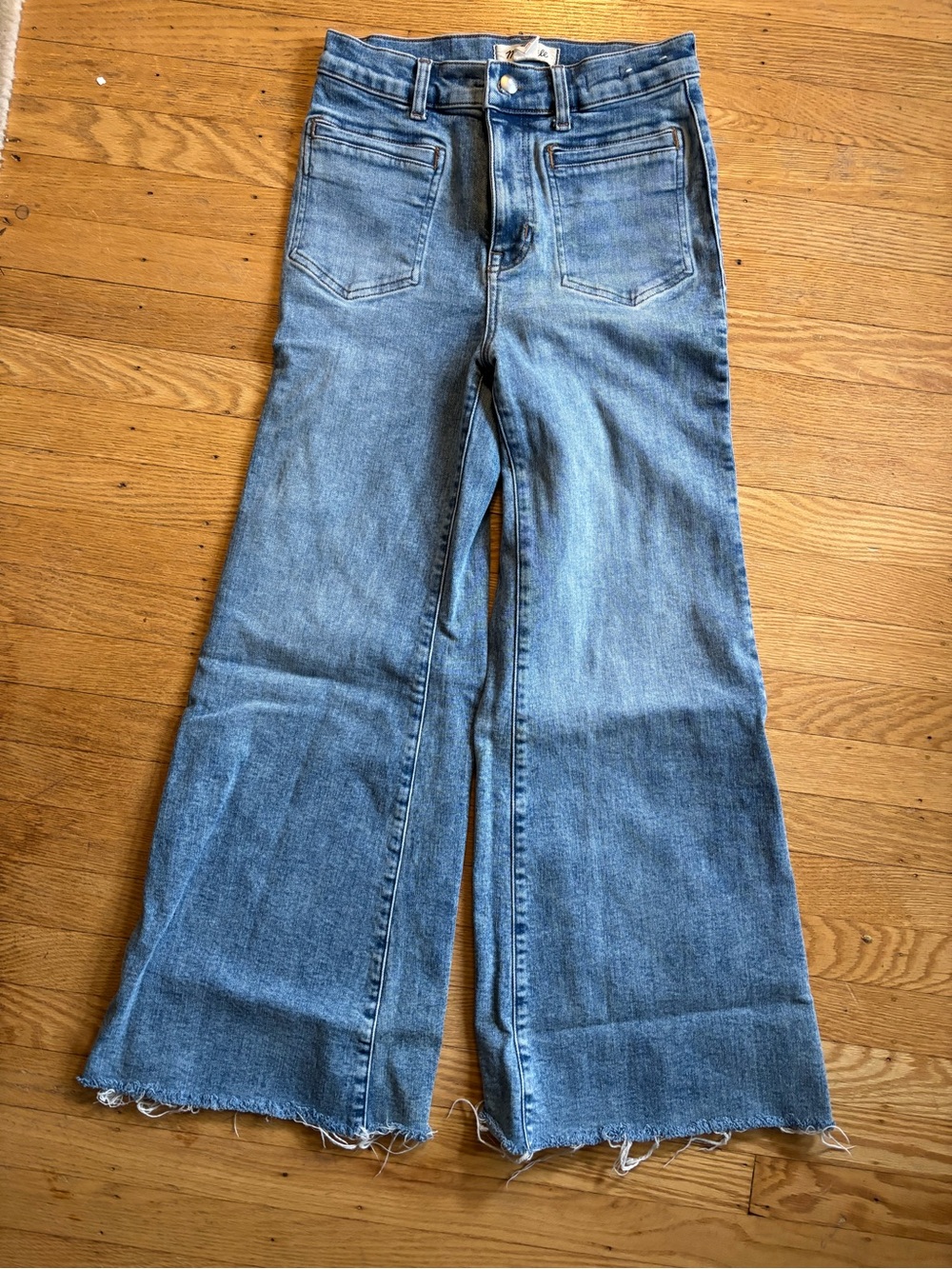 Madewell Flared Wide-leg jeans